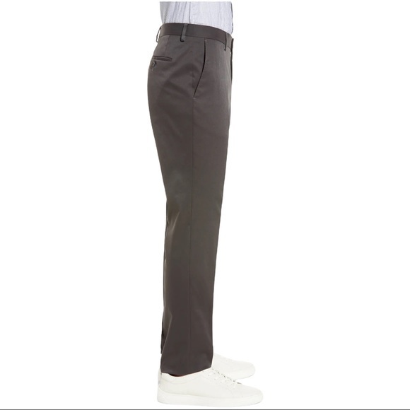 BOSS Genius Slim Fit Flat Front Dress Pants - 36 - Picture 3 of 8